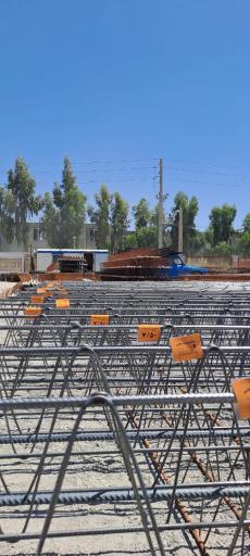 عکس تولیدی تیرچه، بلوک و قطعات بتنی غلامی