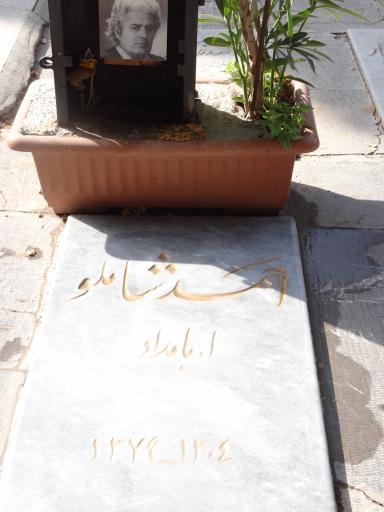 عکس آرامگاه احمد شاملو