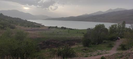 عکس دریاچه سد طالقان