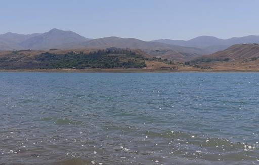 عکس دریاچه سد طالقان
