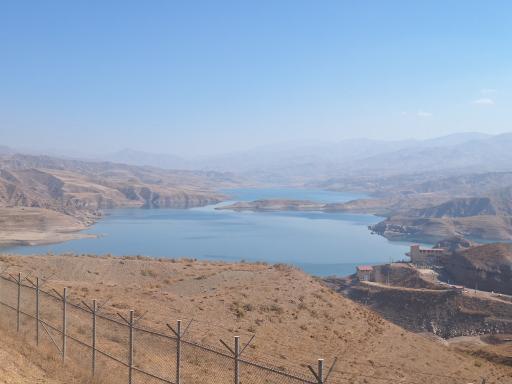 عکس دریاچه سد طالقان