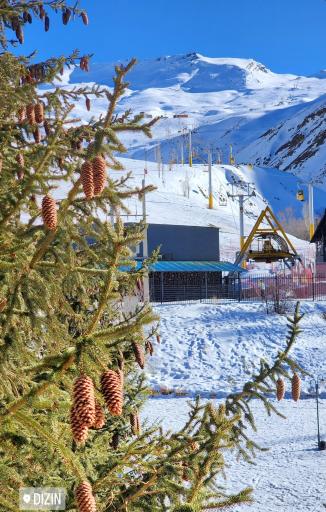 عکس پیست اسکی دیزین