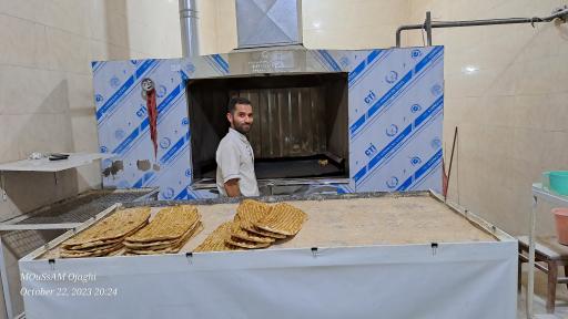 عکس نانوایی بربری دوستان تبرک