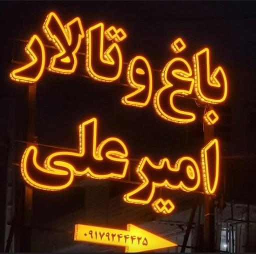 عکس باغ تالار امیر علی