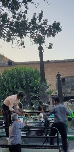 عکس علامت سازی حاج محمودحسینی