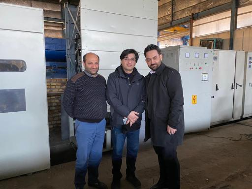 عکس کارگاه تولید میلگرد مهندس جهانشاهی