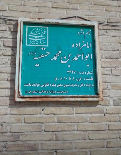 عکس امامزاده ابو احمد ابن محمد