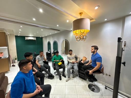 عکس آموزشگاه آرایشگری مردانه امین احمدی