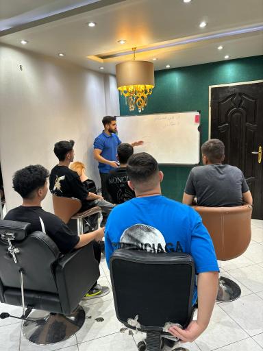 عکس آموزشگاه آرایشگری مردانه امین احمدی