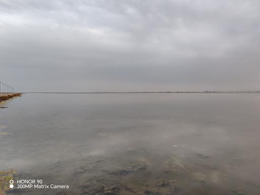 عکس دریاچه نمک بندر ماهشهر