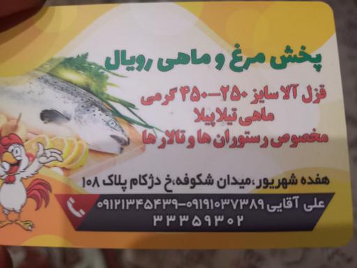 عکس مرغ و ماهی رویال