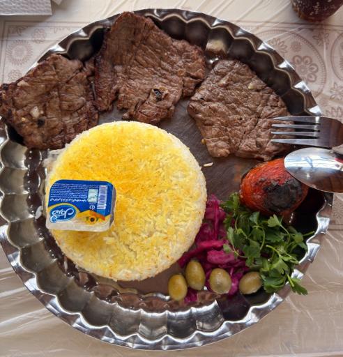 عکس پلوکبابی کامران و کامبیز