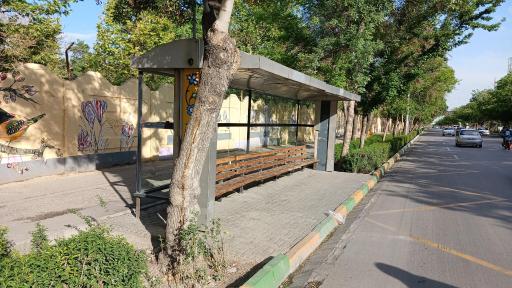 عکس ایستگاه اتوبوس شهید کامیاب 46