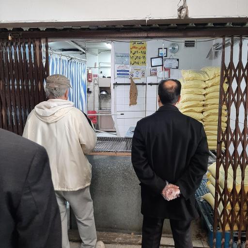 عکس نانوایی سنگک