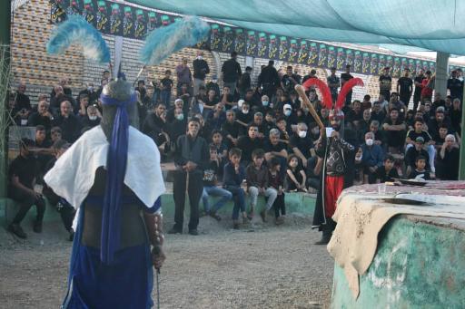 عکس حسینیه تعزیه خوانی شهر وزوان