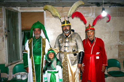 عکس حسینیه تعزیه خوانی شهر وزوان