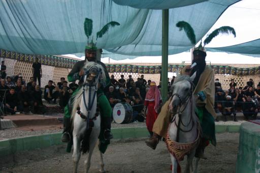 عکس حسینیه تعزیه خوانی شهر وزوان