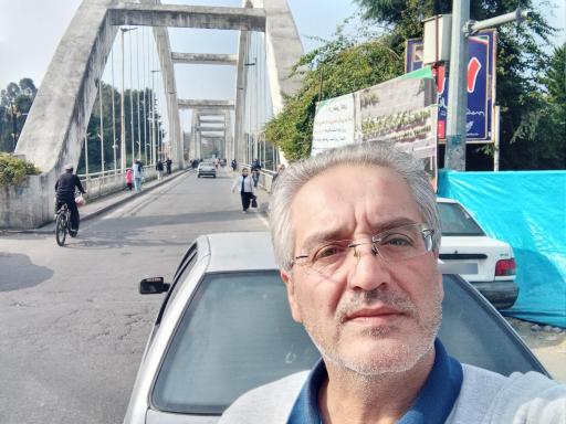 عکس پل معلق آمل