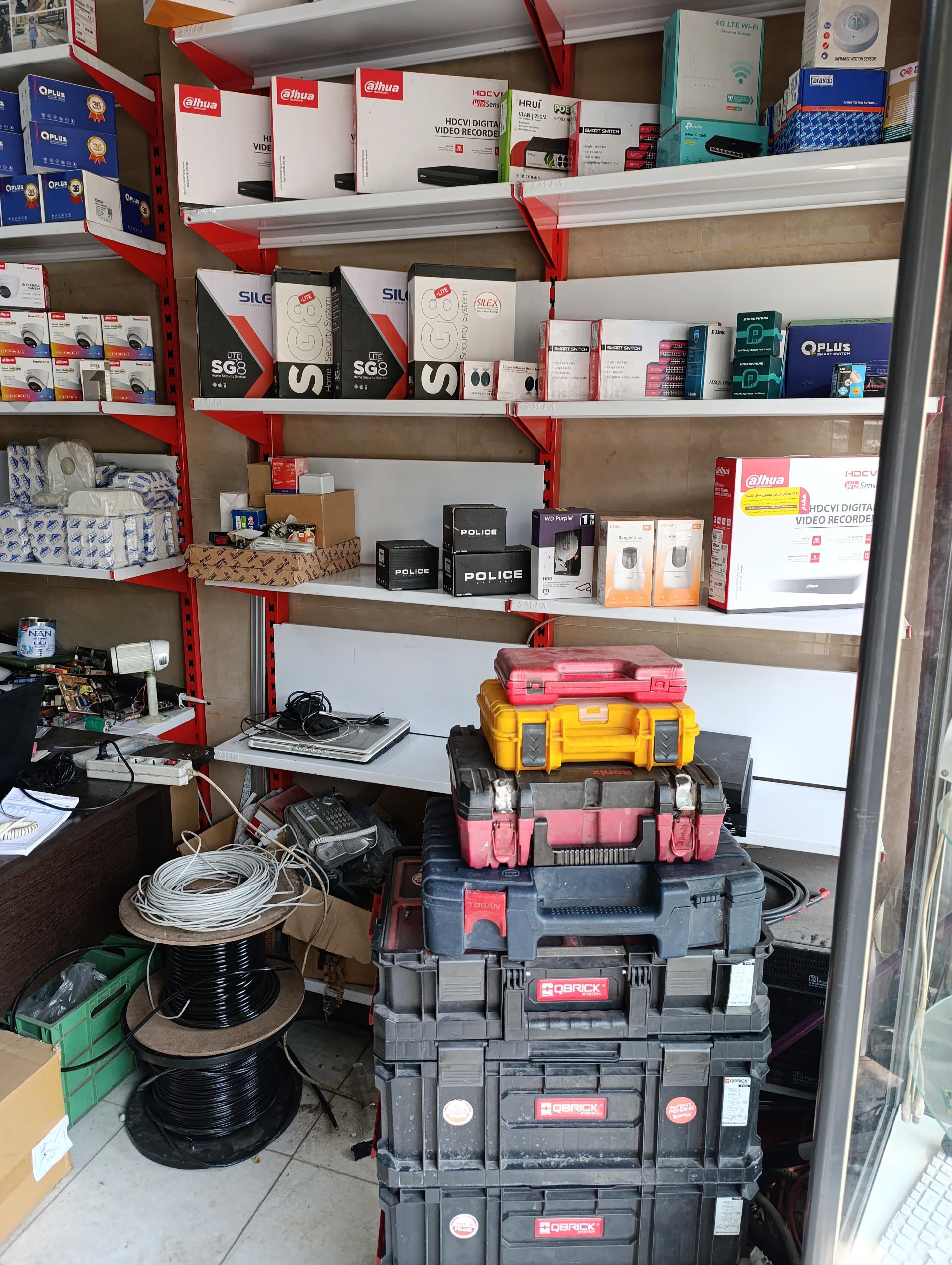 عکس نصب و تعمیر دوربین مداربسته و دزدگیر