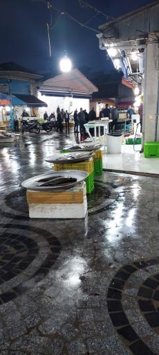 عکس بازار ماهی فروشان