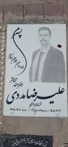 عکس مزار علیرضا مددی