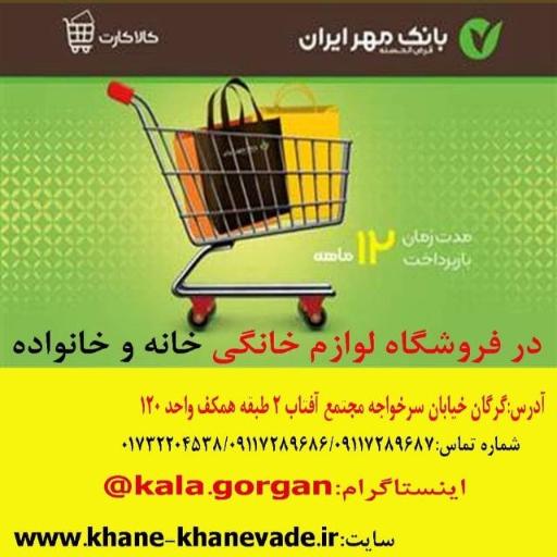 فروشگاه لوازم خانگی خانه و خانواده (تقی پور)