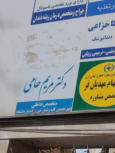 عکس دکتر مریم حامی