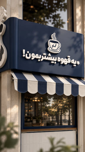 عکس کافه لبنیات گاو