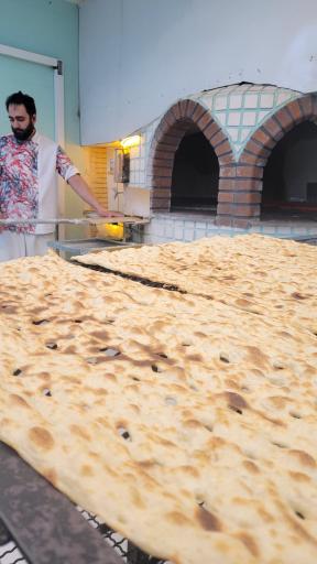 عکس نانوایی سنگک شاطر مهدی