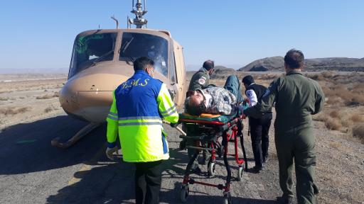 عکس اورژانس هوایی نیشابور