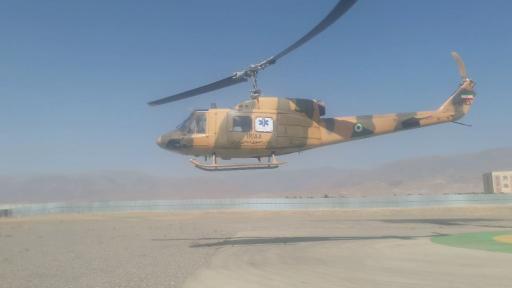 عکس اورژانس هوایی نیشابور