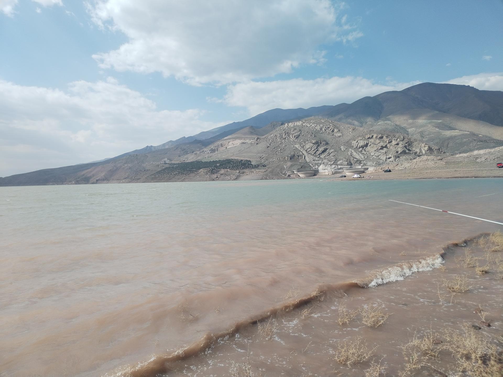 عکس ساحل سد سفیدرود