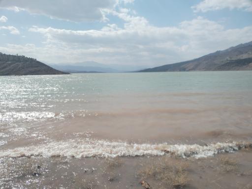 عکس ساحل سد سفیدرود