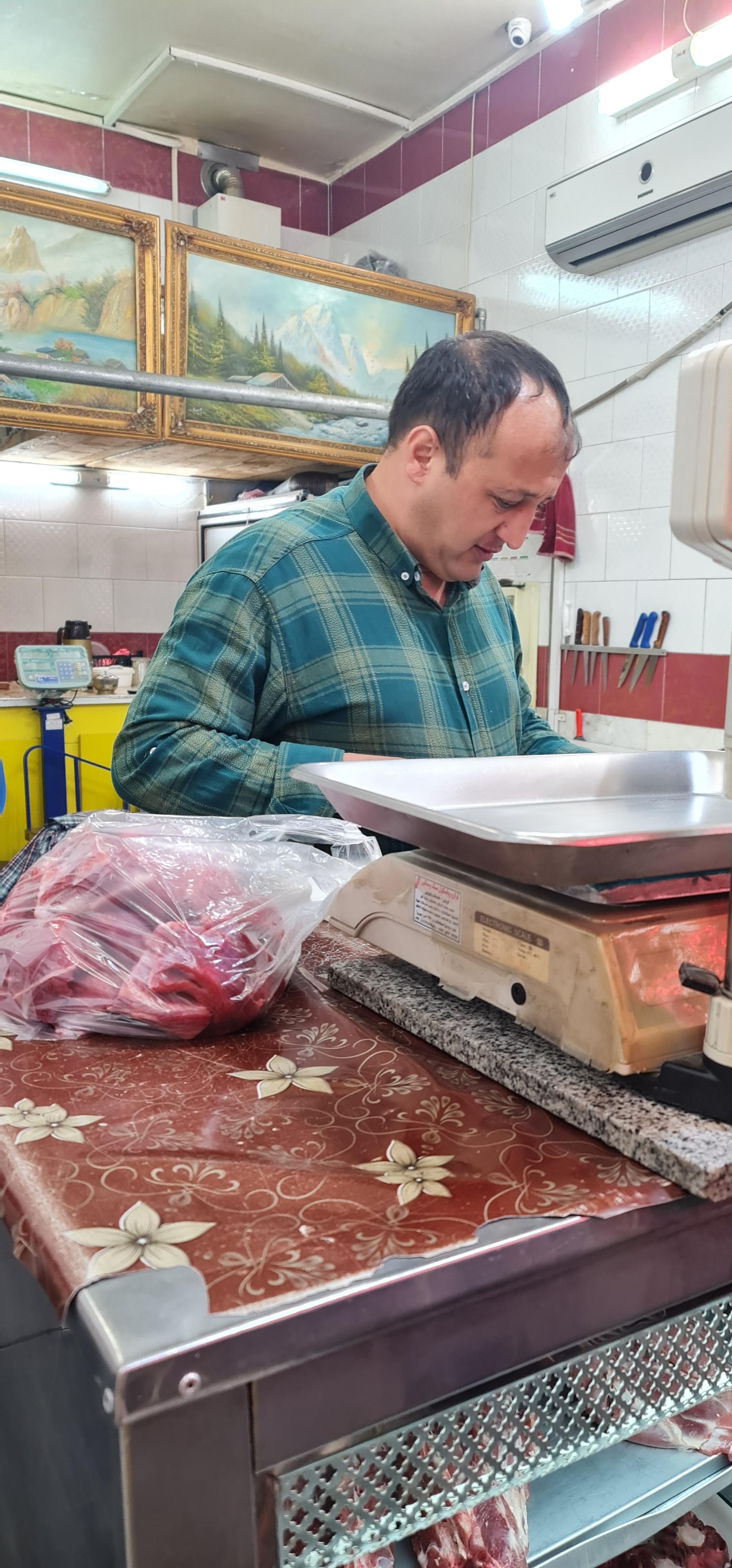 عکس قصابی قزلباش