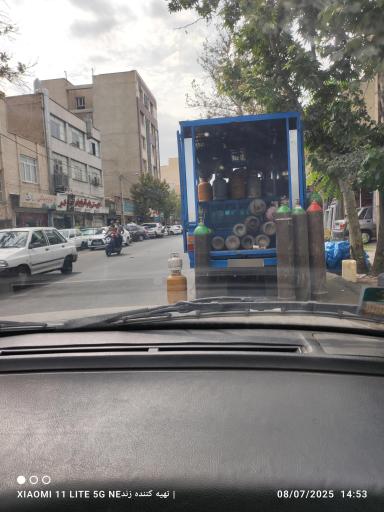 عکس پخش اکسیژن قادری (کپسول گاز )