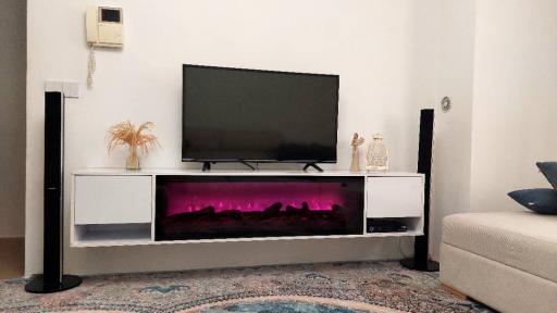 عکس تولیدی شومینه برقی نیکان 