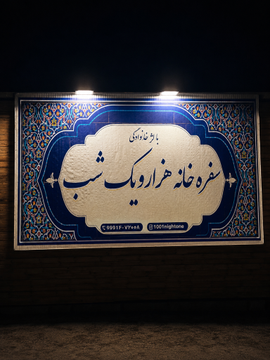 عکس کافه و سفره خانه هزارو یک شب