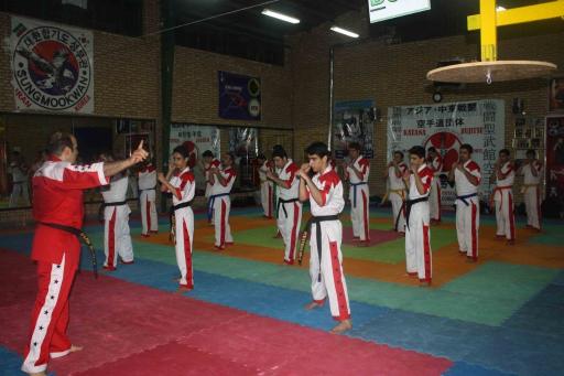 عکس آموزش کیک بوکسینگ شیهان حنیفه