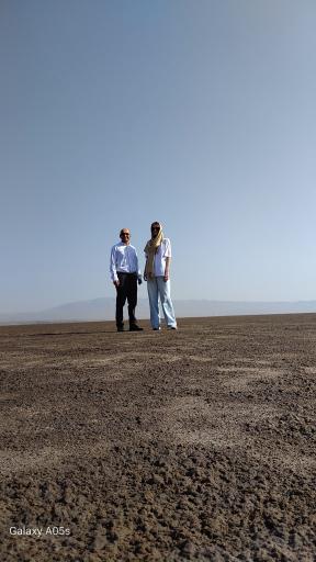 عکس دریاچه نمک حوض سلطان قم