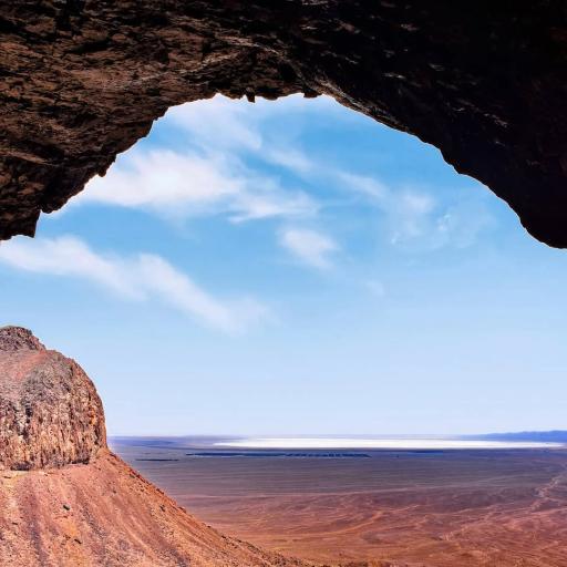 عکس دریاچه نمک حوض سلطان قم