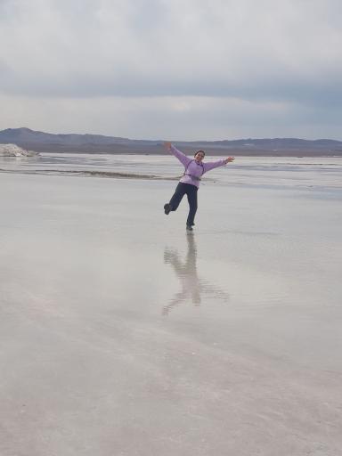 عکس دریاچه نمک حوض سلطان قم