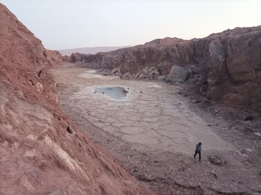 عکس دریاچه نمک حوض سلطان قم