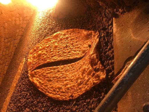 عکس نانوایی سنگک پارسی نان