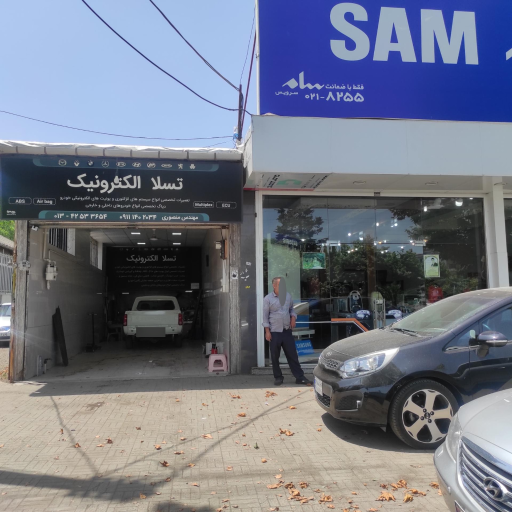 عکس باطری سازی تسلا