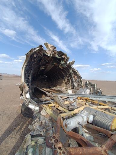 عکس محل واقعه عملیات طبس (پنجه عقاب امریکا)