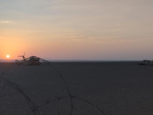 عکس محل واقعه عملیات طبس (پنجه عقاب امریکا)