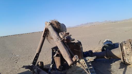 عکس محل واقعه عملیات طبس (پنجه عقاب امریکا)