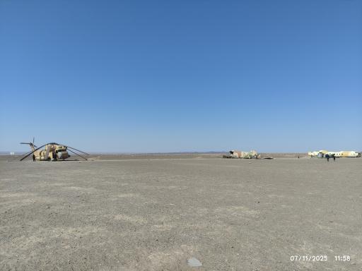 عکس محل واقعه عملیات طبس (پنجه عقاب امریکا)