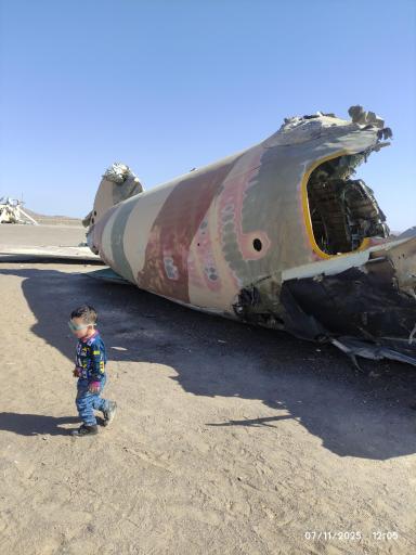 عکس محل واقعه عملیات طبس (پنجه عقاب امریکا)