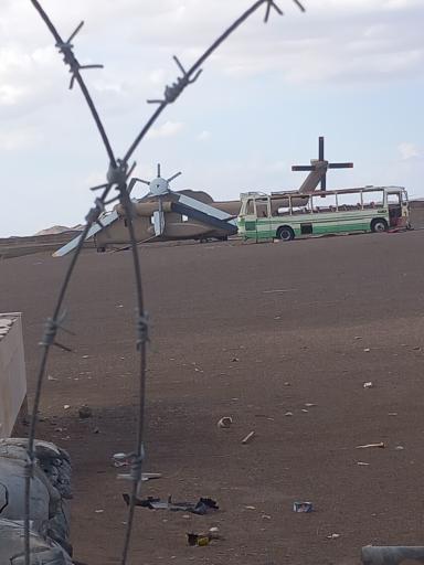 عکس محل واقعه عملیات طبس (پنجه عقاب امریکا)